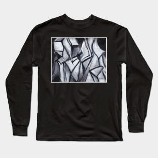 Black and white 3 Long Sleeve T-Shirt